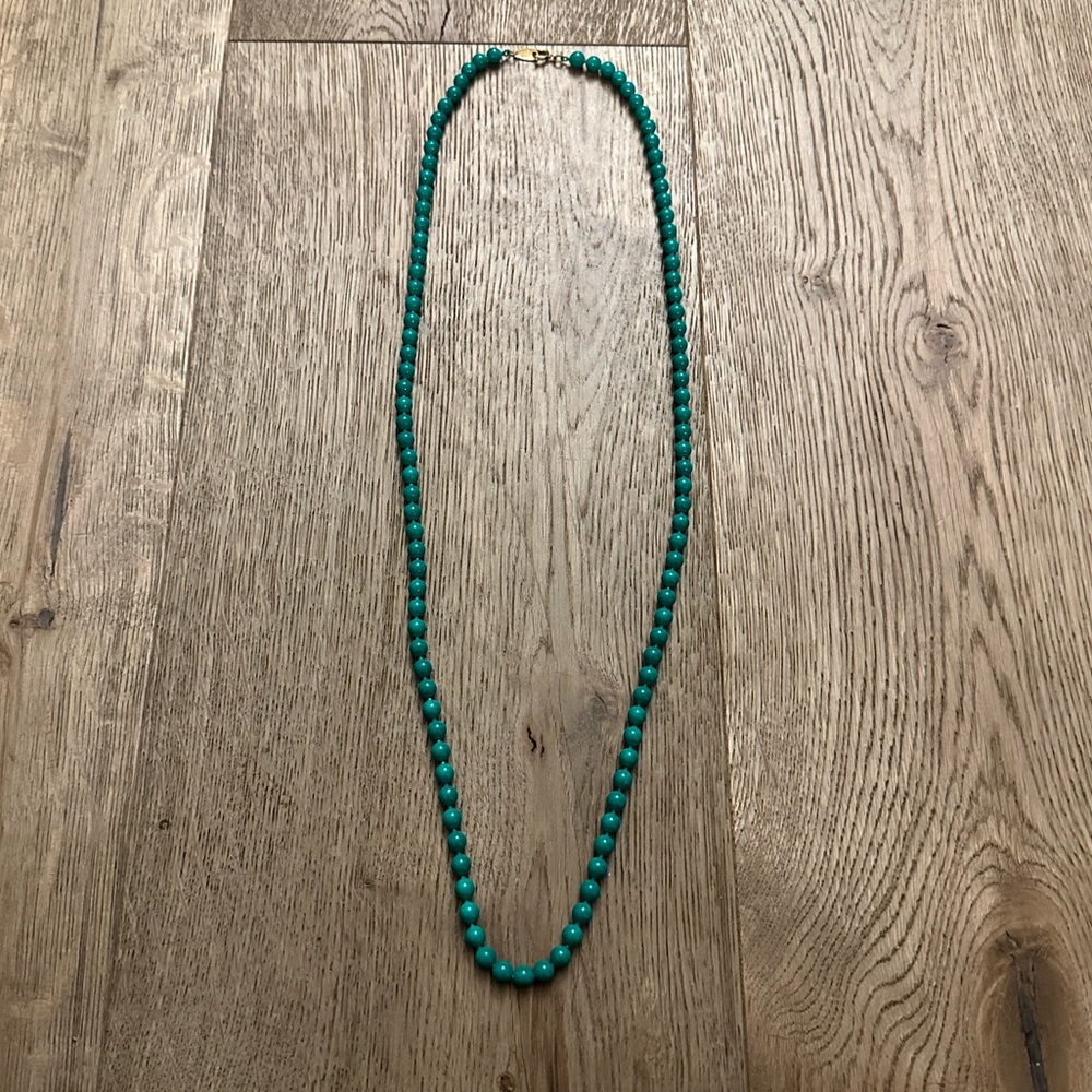 Beautiful Green Beaded Necklace